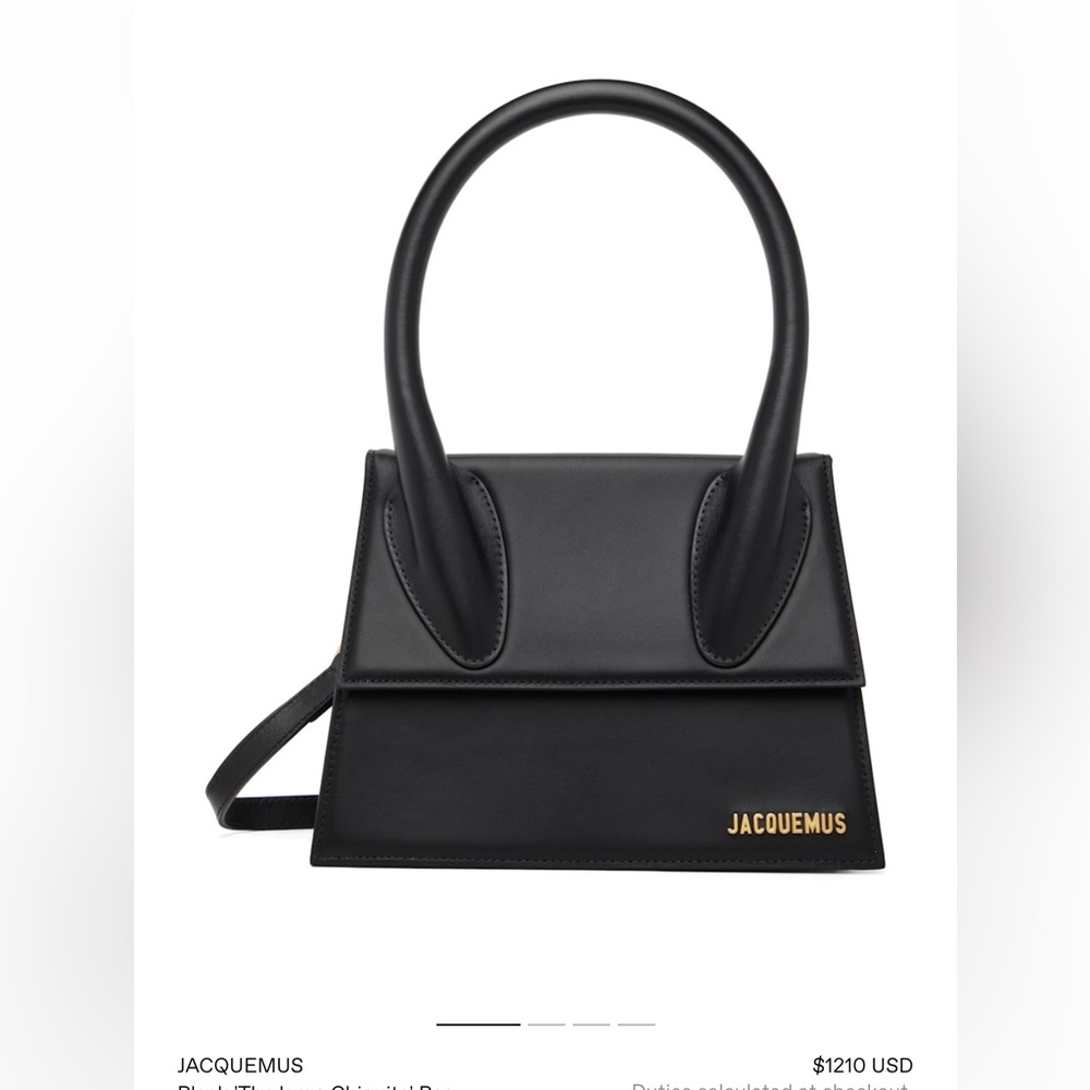 Jacquemus Black The Large Chiquito Bag - Picture 3 of 11